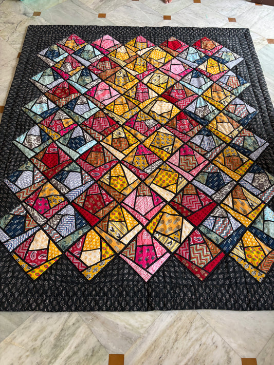 Stained Glass Quilt 98 x 85